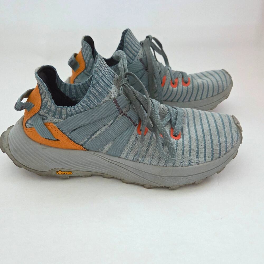 Merrell Embark Moc Women's Hiking Trail Running Sneakers Harbor Grey Blue Sz 7